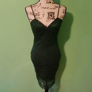 Lac Bleu Lace Mini Dress READ DESCRIPTION